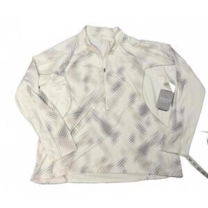 Athleta NWT Women's 2XL Printed Quarter Zip Pullover